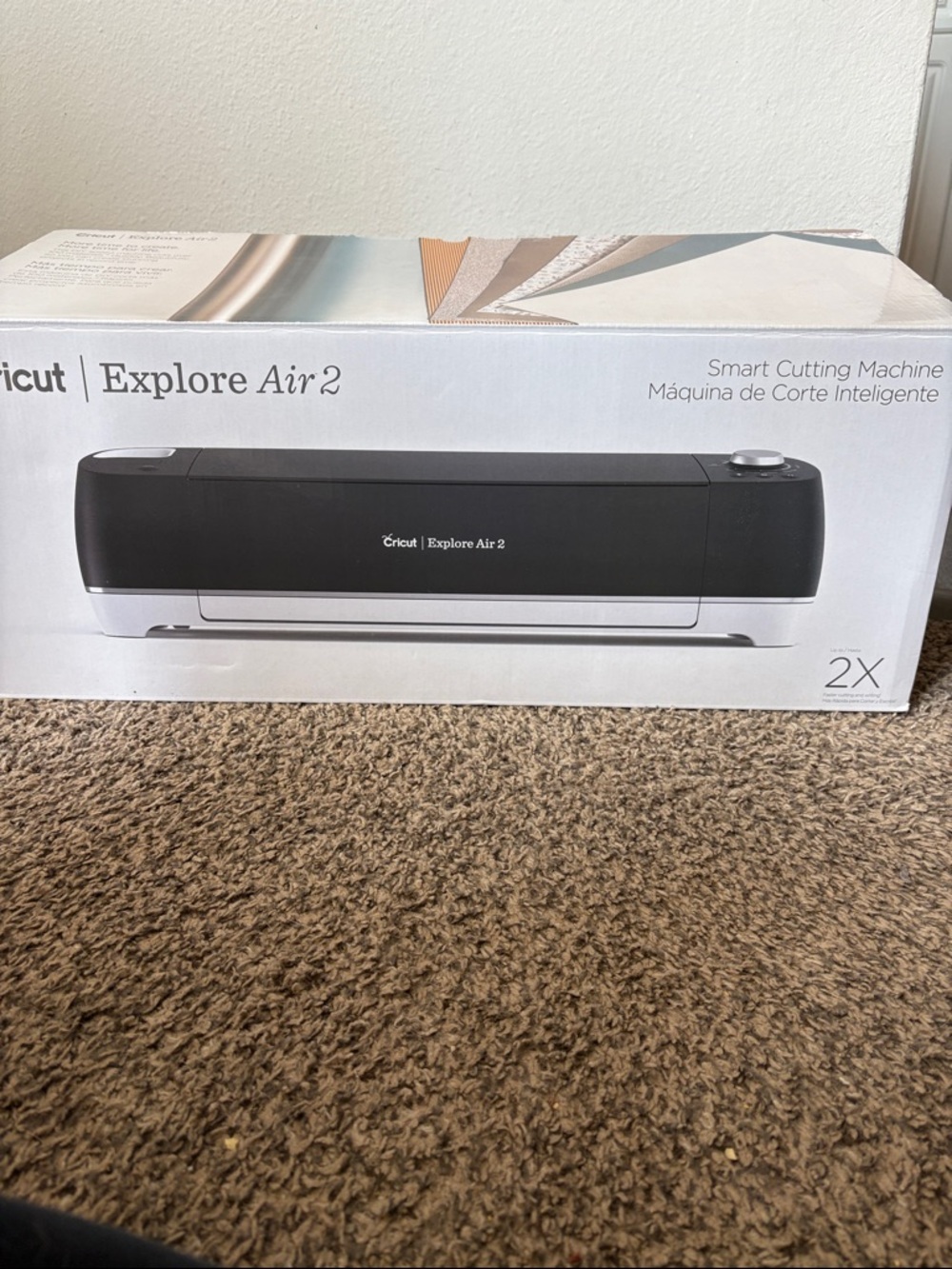 Cricut Explore Air 2 Cutting Machine - Black and White